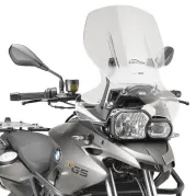 Airflow Windschild transparent, 410 - 530 mm hoch, 510 mm breit, für BMW F 700 GS (12-18)