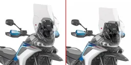 Windschild transp., 555x480 mm (HxB), ABE in Vorb. für CF MOTO 800 MT-X (25-26) / 1000 MT-X (26)