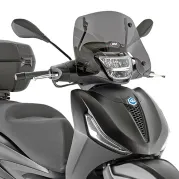 Windschild getönt, 210x430 mm (HxB), ABE in V. für Piaggio BEVERLY 300/310/400 HPE (21-26)