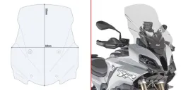 Windschild - transparent, 555x460 mm (HxB), für BMW S1000XR (20-26), M1000XR (24-26)