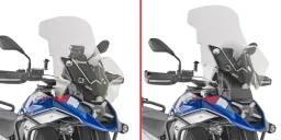 Windschild transparent, Maße >614 x 540 mm (H x B) für BMW R 1300 GS (24-26), ABE in Vorbereitung