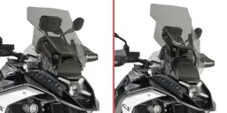 Windschild getönt, Maße 430 x 385 mm ( H x B) für BMW R1300 GS (24-26) und R1300 GS Adv. (25-26)