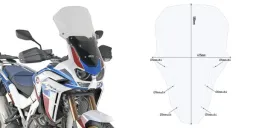 Dimensioni parabrezza trasparente:> 480 x 415 (AxL)