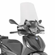 Windschild transparent, >442x675 mm (HxB), für Piaggio BEVERLY 300/310/400 HPE (21-26)